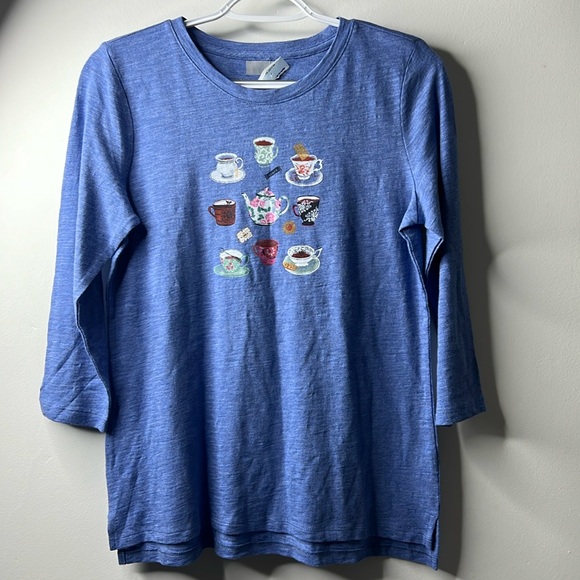 Tops - NWT Tea/Coffee Lovers Top